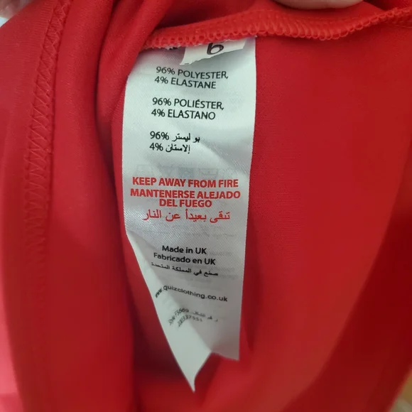 Sleeveless V-Neck Red Ruffle Midi Dress - Picture 10 of 10